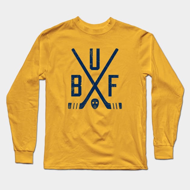 BUF Retro Sticks - Yellow Long Sleeve T-Shirt by KFig21